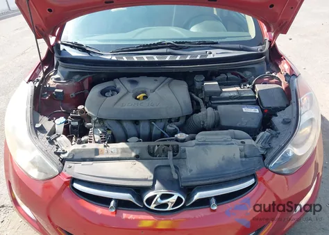 2013 Hyundai Elantra Limited из США, поврежденный, VIN KMHDH4AE2DU856759